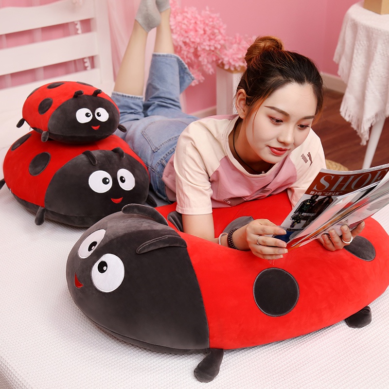Thú Nhồi Bông Hình Bọ Rùa Nhiều Màu Sắc 40-60cm