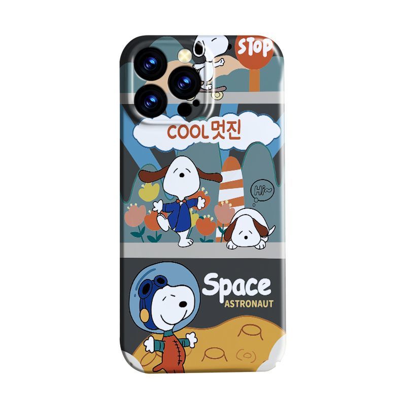 Xs12 Ốp Điện Thoại Cứng In Hình Snoopy Cho iPhone14promax plus11 Film 8 / / / NRPC Xs13Xr