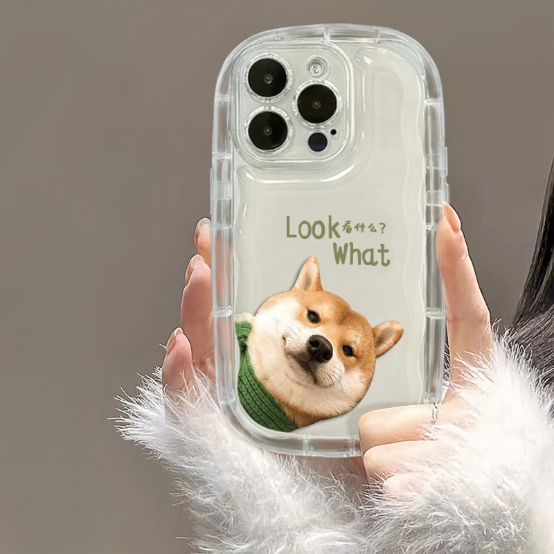 Ốp Điện Thoại Silicon Mềm Họa Tiết Chú Cún Đáng Yêu Cho IPhone 11 12 13 14 Pro Max XR X 7 8 Plus XS Max SE 2020