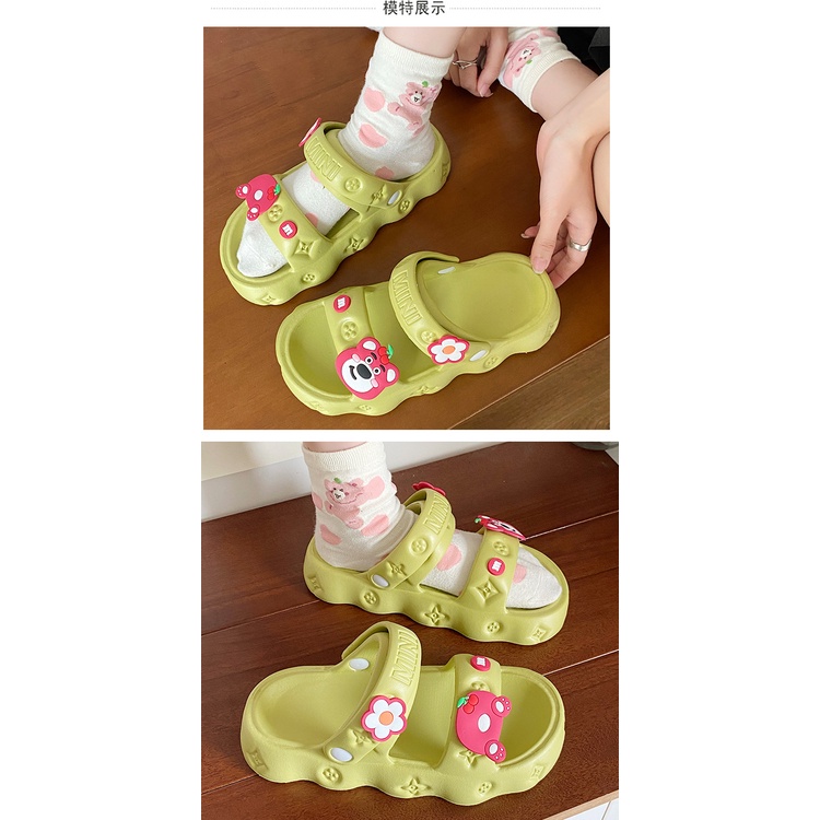 Dép Bánh Mì Bằng EVA Đế Dày Dễ Thương Dành Cho Bạn Nữ Mang Trong Nhà Và Ngoài Trời