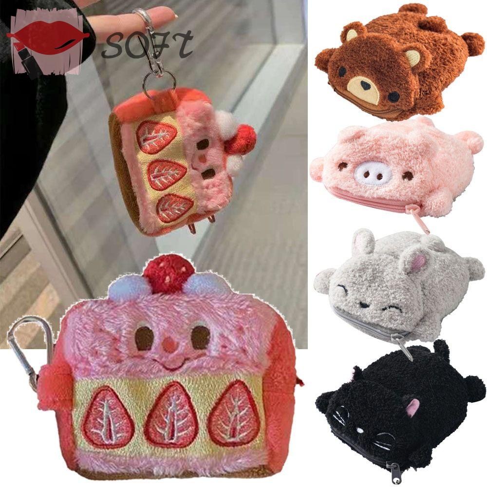 Túi Đựng Tiền Xu / Tai Nghe Hình Thú Nhồi Bông Dễ Thương