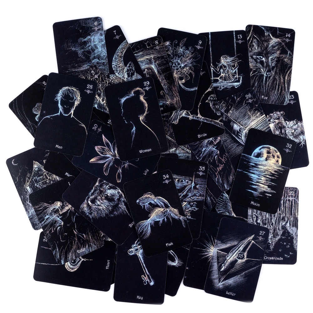 Bộ Thẻ Bài tarot de lenormand oracle Dành Cho Người Lớn Và Trẻ Em