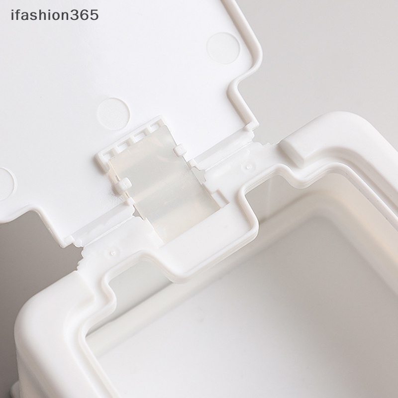 Hộp Đựng Tăm Bông / Bông Cotton Phân Loại Dạng Bật Lên Cửa Sổ Đơn Giản Thời Trang ifashion365
