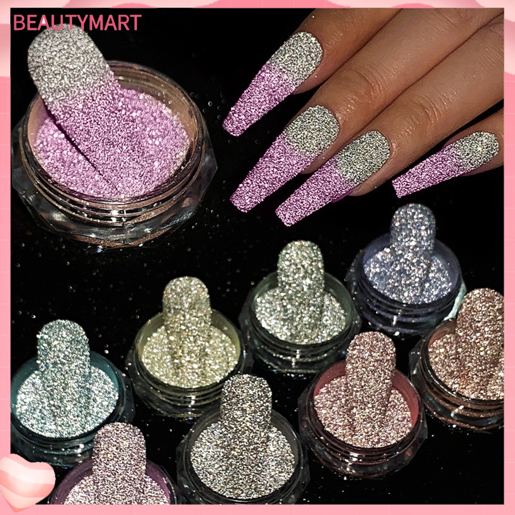 1 Hộp Bột Kim Tuyến 5g Trang Trí Móng Tay Siêu Mỏng Màu Sắc Thay Đổi Theo Nhiệt Độ