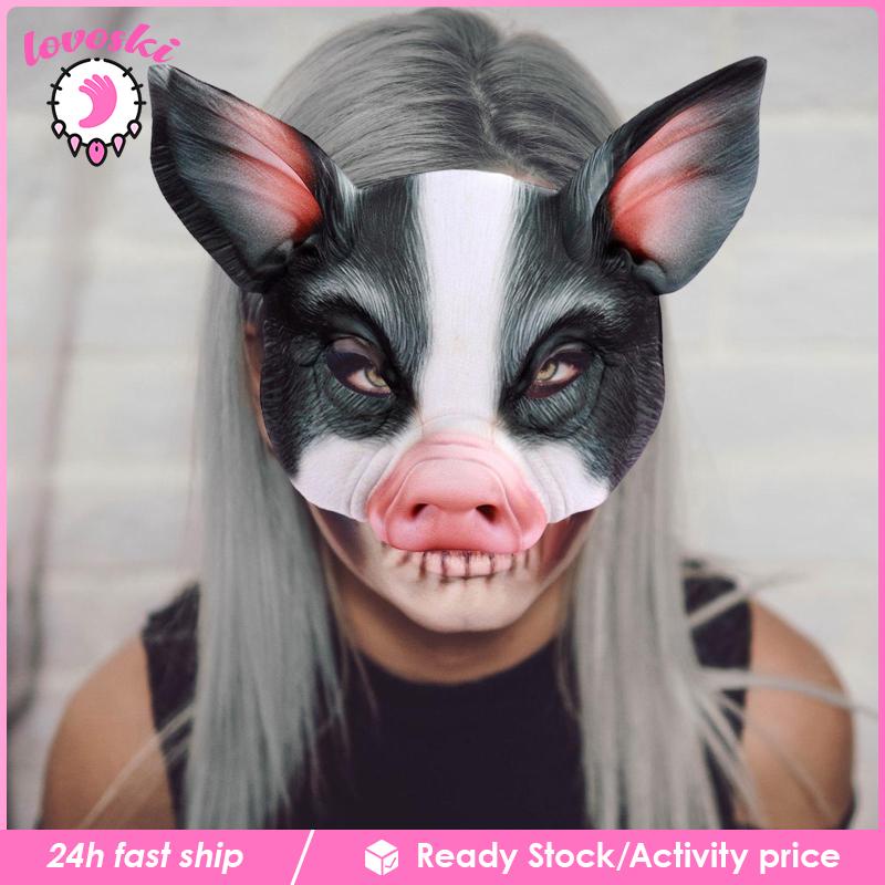 Mặt Nạ Nửa Mặt Hóa Trang Động Vật Cho Người Lớn