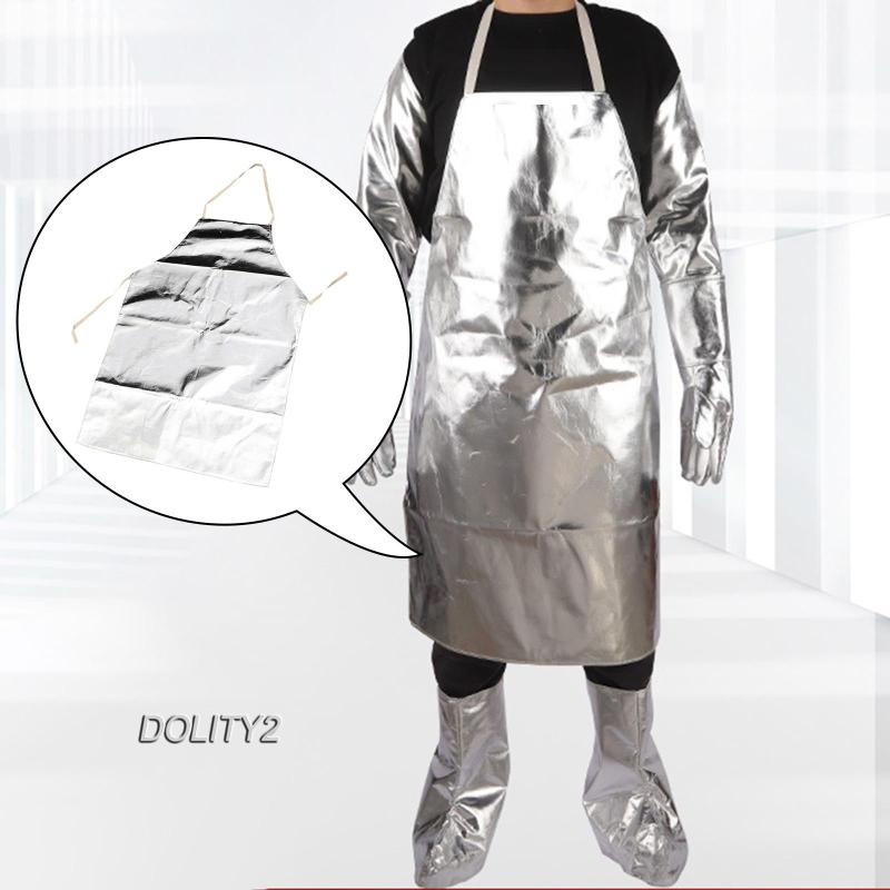 [Dolity2] Set 2 Tạp Dề Lá Nhôm Bảo Vệ Chân Khi Làm Việc / Phòng Thí Nghiệm / Cá