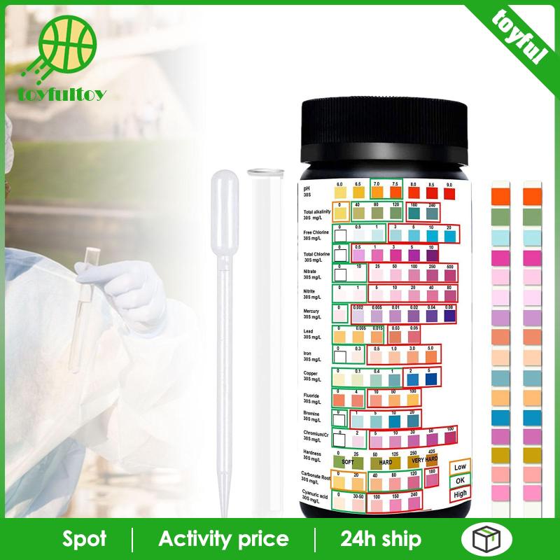 Set 100 Dụng Cụ Kiểm Tra Chất Lượng Nước Uống Đa Năng Cho Bể Cá