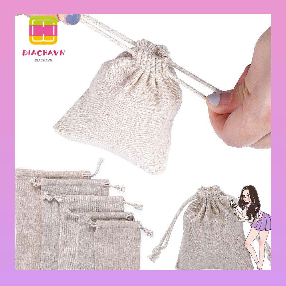 Túi Đựng Kẹo Bằng Sợi Đay Trơn Mới