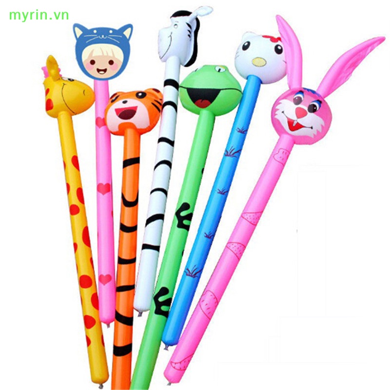 Gậy Bơm Hơi Dài Hình Động Vật Hoạt Hình Vui Nhộn Cho Bé