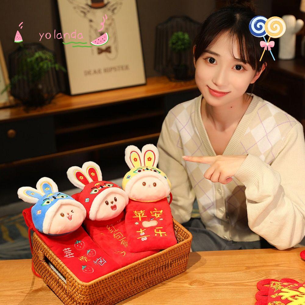 Ba Lô Thỏ Nhồi Bông Thiết Kế Phong Cách Trung Hoa Dễ Thương