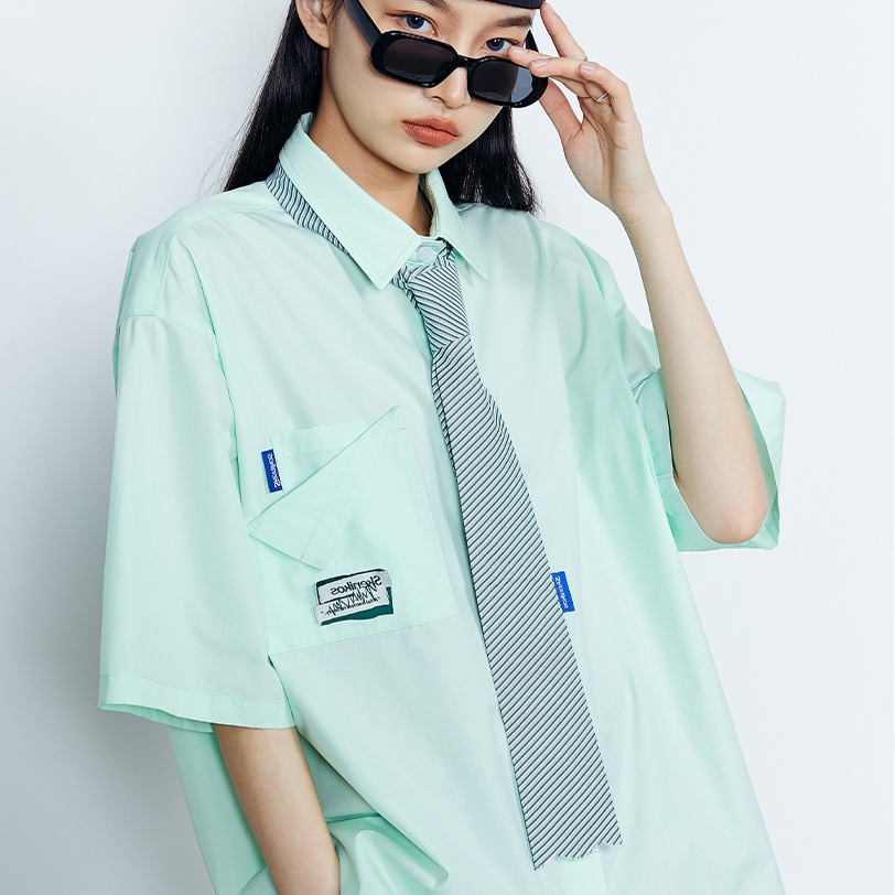 Áo Thun Ngắn Tay Dáng Rộng In Chữ Phong Cách Đường Phố Cá Tính Cho Nam Nữ