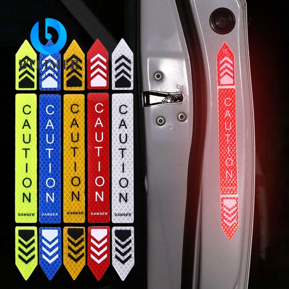 Bộ 12 Miếng Dán Phản Quang Tự Dính Trang Trí Xe Hơi Xe Máy