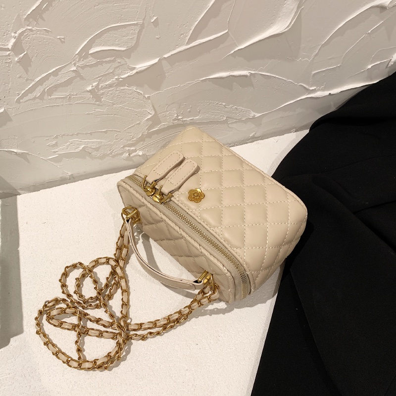 Túi Đeo Chéo Dây Xích Đính Đá Kim Cương Thời Trang Dành Cho Nữ