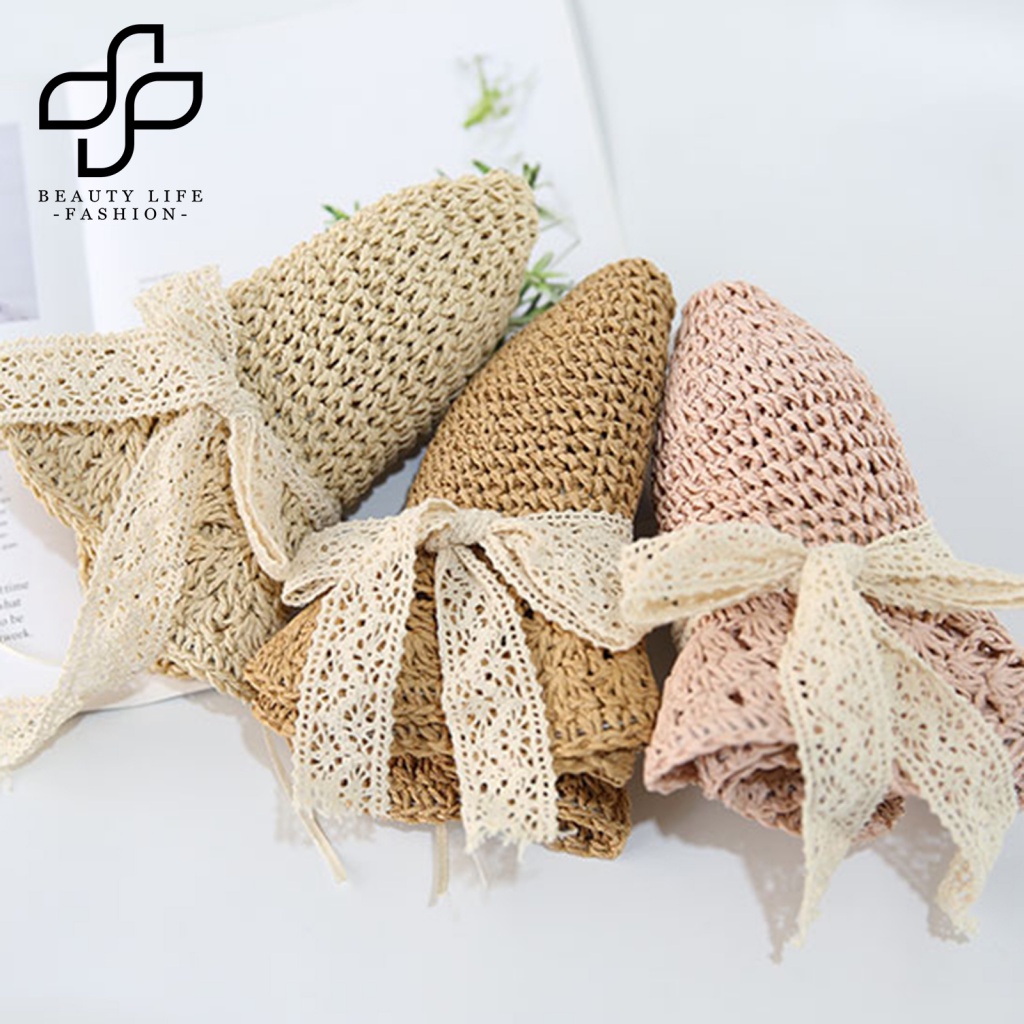 Mũ Vành Tròn Rỗng Điều Chỉnh Được Thời Trang Xinh Xắn Cho Bé Gái