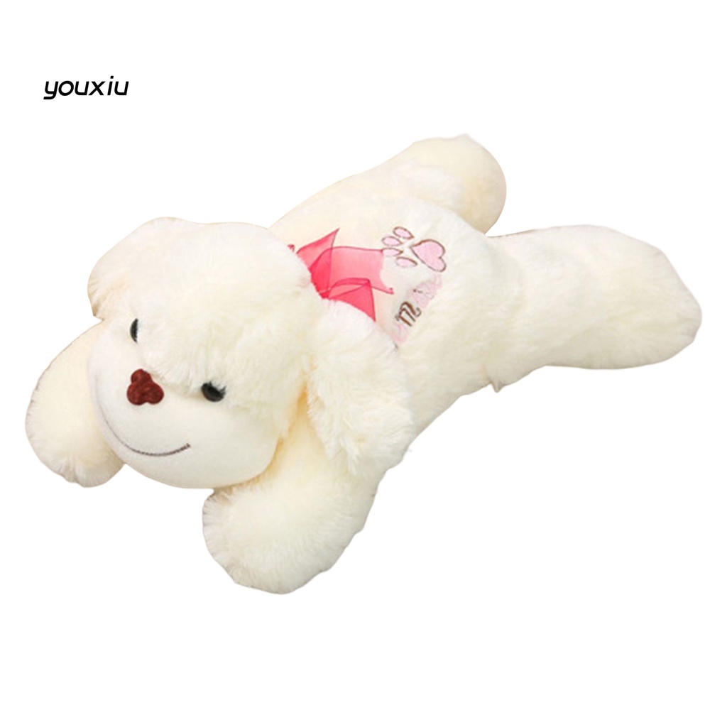 Thú Nhồi Bông Hình Chú Chó Nằm Trên Xe Hơi Bằng Cotton PP Mềm Mại Dễ Thương