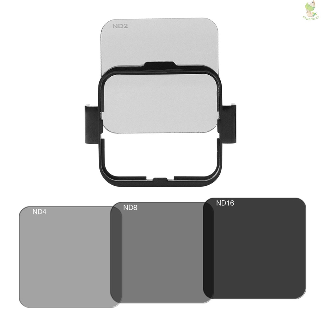 Andoer Square Lens Filter Protector Kit Set(ND2/ND4/ND8/ND16) Replacement for  4 Session w/ Filter Mounting Frame Holder   Came-6.5