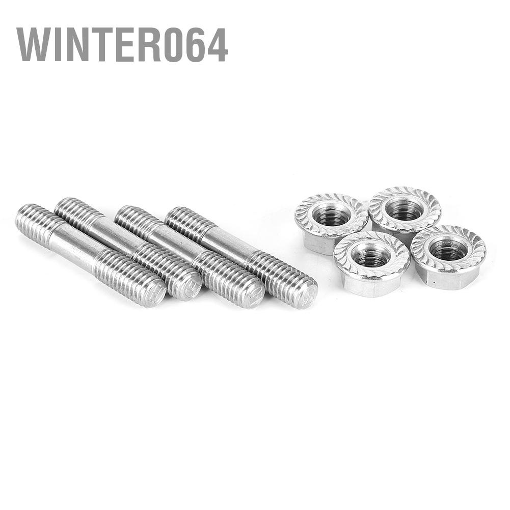 Winter064 4 Hệ Thống Xả Ô Tô Đính Hạt M8x1.25 42mm/1.65in T25 T28
