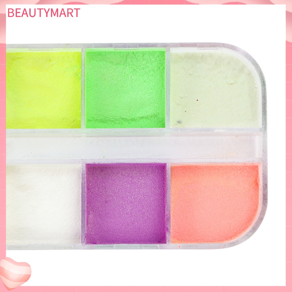 Bột Dạ Quang Lấp Lánh Dùng Trang Trí Móng Tay DIY