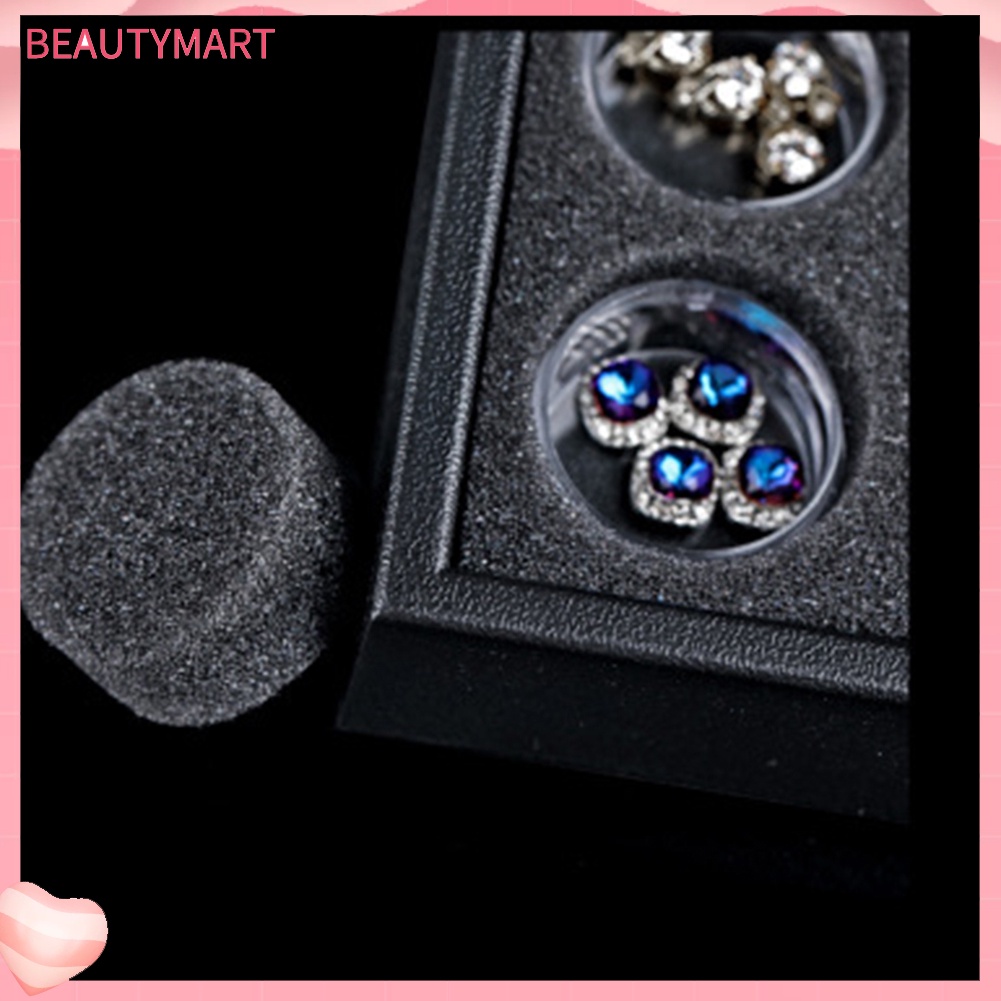 Hộp 25 / 50 Ngăn Đựng Phụ Kiện Trang Trí Móng Tay Giá Đỡ