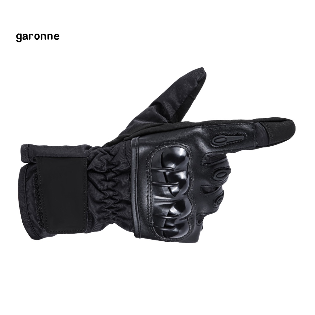 Găng Tay Lái Xe Vỏ Cứng Chống Thấm Nước Chắn Gió Giữ Ấm Mùa Đông