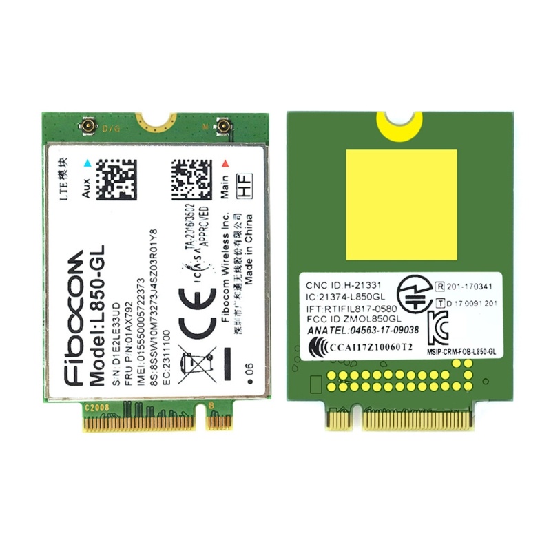 Mô Đun Không Dây 4G LTE L850-GL Cho ThinkPadX1 Carbon Gen6 X280 T580 T480s L480