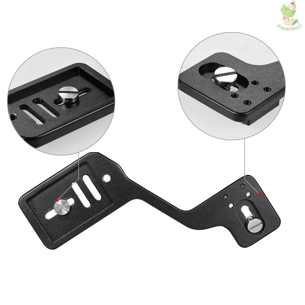 Andoer Universal Aluminum Bracket Mount Holder for Camera Speedlite Flash Light with 1/4   Came-6.5