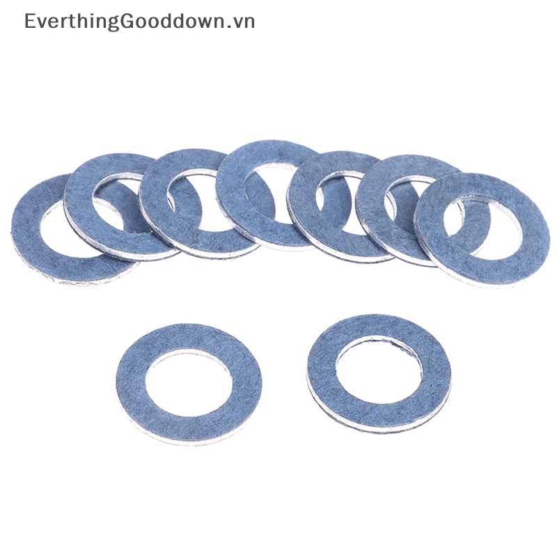 Everthinggooddown Set 10 Vòng Đệm Bằng Nhôm Cho Động Cơ Dầu Xe Hơi Toyota vn