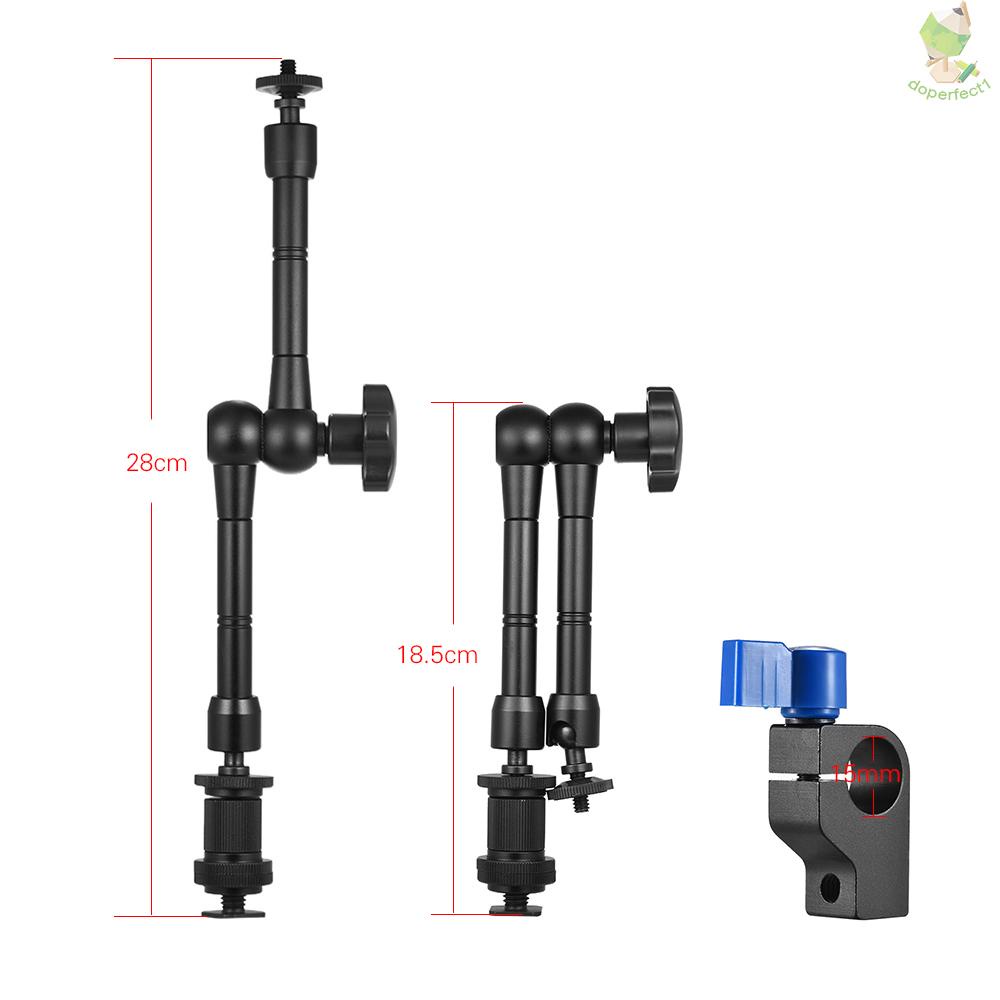 Adjustable Articulating Friction Arm with 15mm Rod Clamp Mount for Field Monitor LED Light Flash Microphone Camera Cage    Came-6.5