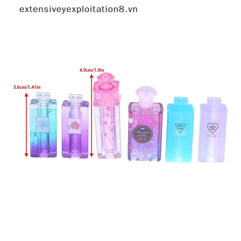 Set 12 Son Bóng 1: 6 Dùng Trang Điểm Cho Nhà Búp Bê