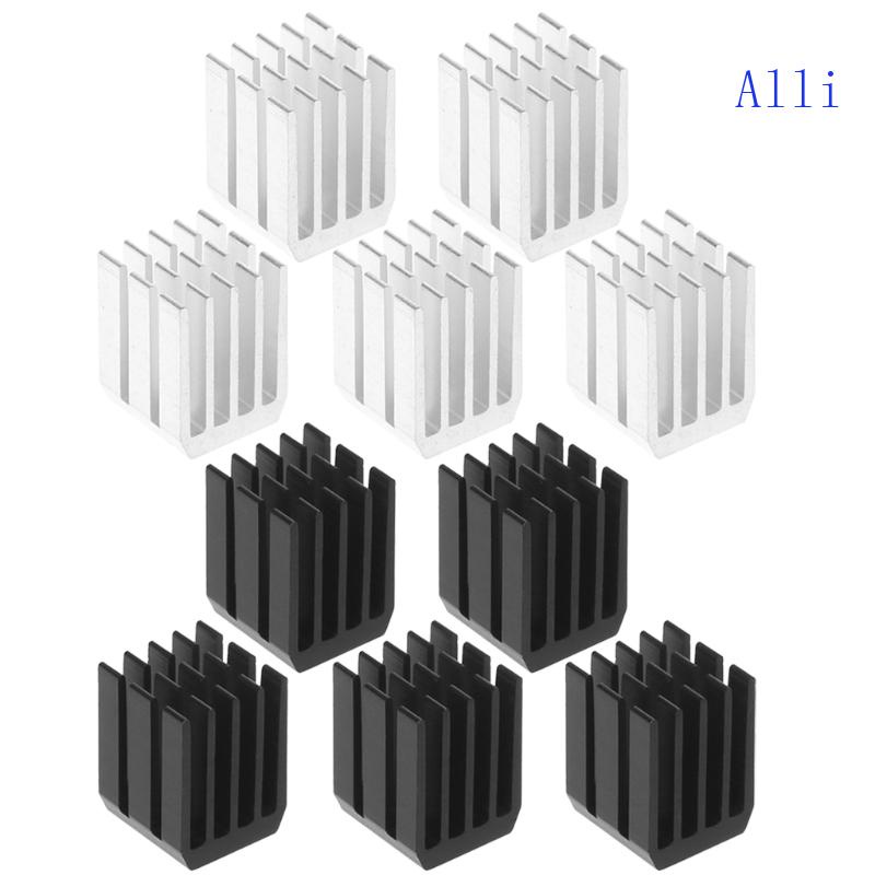 Set 5 Miếng Tản Nhiệt Bằng Nhôm Kích Thước 9x9x12mm Chuyên Dụng Cho Máy Tính