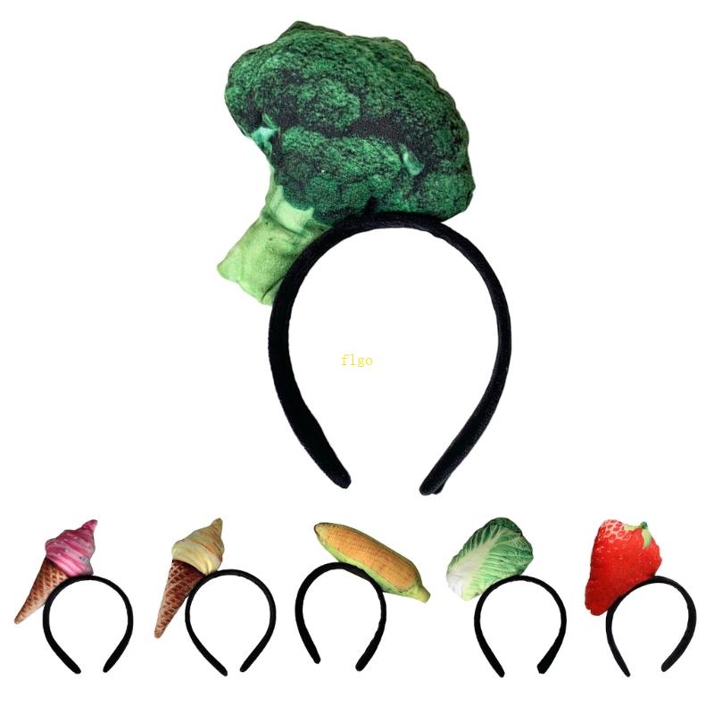 Flgo Băng Đô Hóa Trang Halloween Hình Trái Cây Và Rau Củ Cho Nữ