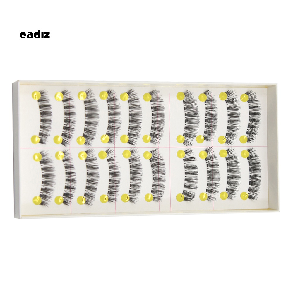 Set 10 Cặp Lông Mi Giả Dài Tự Nhiên Handmade CADI