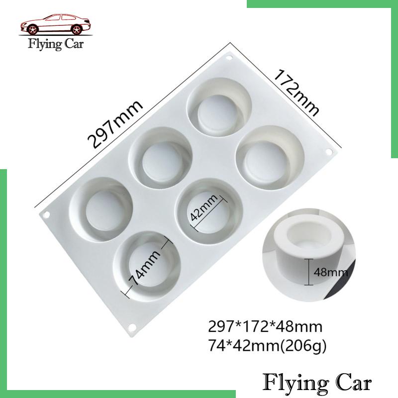 Chảo Làm Bánh 6 Lỗ Bằng Silicone DIY Dành Cho Trẻ Em Và Người Lớn Lzdjfmy2