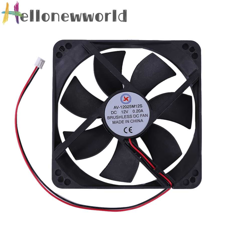 Yd- YD-Túi Đựng Đồ Dùng Tiện Lợi1212025Quạt Tản Nhiệt 7 Cánh SH DC12V 118x118x24mm Cho Máy Tính