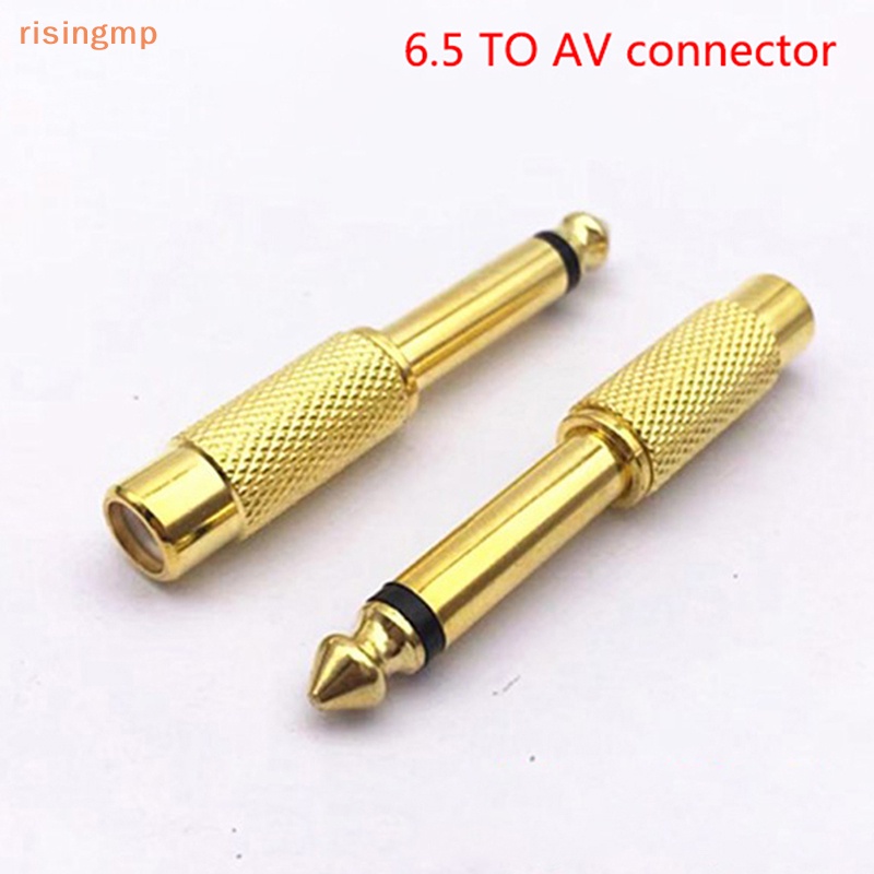 1 Giắc Cắm Đơn Sang RCA Mạ Vàng 6.35mm 1 / 4 &quot;