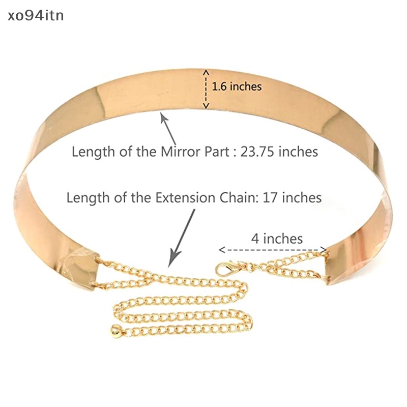 Thắt Lưng Nữ Kim Loại Mạ Vàng / Bạc Thời Trang