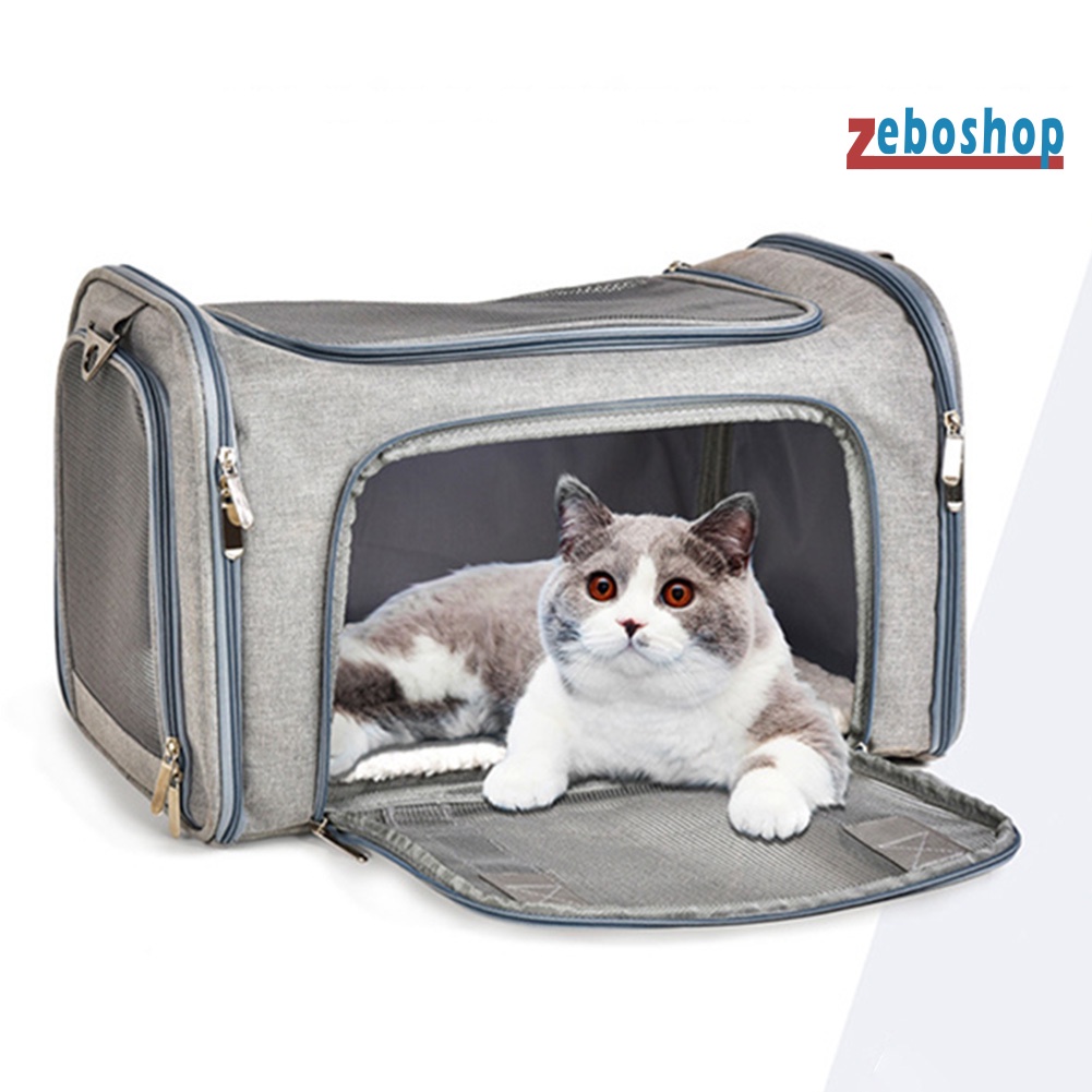 Túi Tote Đeo Chéo Thoáng Khí Di Động Có Thể Gập Lại Dùng Đựng Thú Cưng