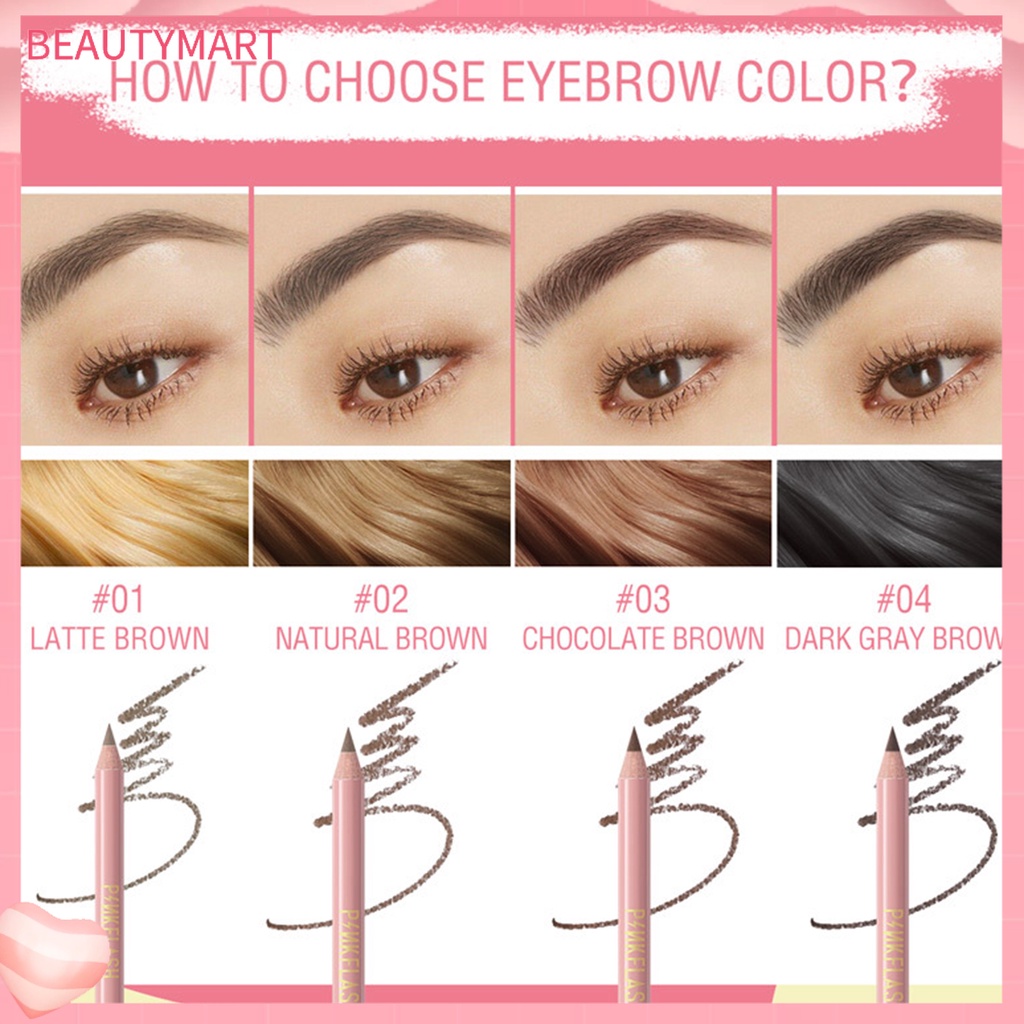 Bút Chì Kẻ Lông Mày beautymart Mềm Mại Chống Thấm Nước Và Mồ Hôi Lâu Trôi