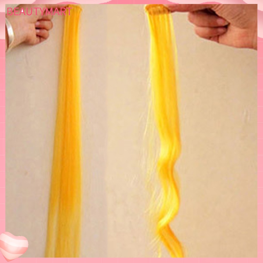 Tóc Giả Thẳng Dài Nhiều Màu Bằng Sợi Tổng Hợp Dành Cho Nữ