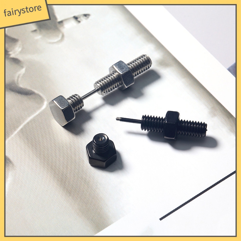 1 Khuyên Xỏ Cơ Thể Bằng Thép Không Gỉ Cá Tính Thời Trang Unisex