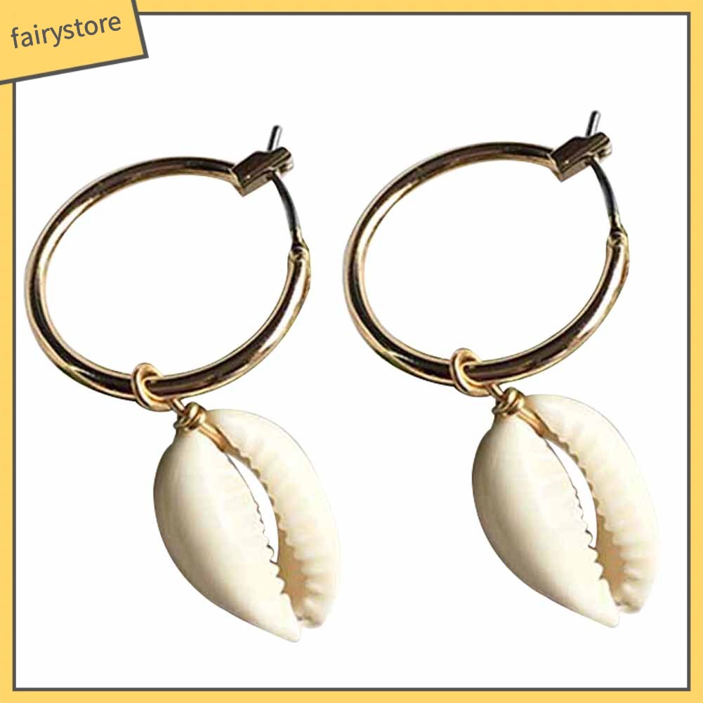 Bông Tai Hình Vỏ Sò Thời Trang Dành Cho Nữ