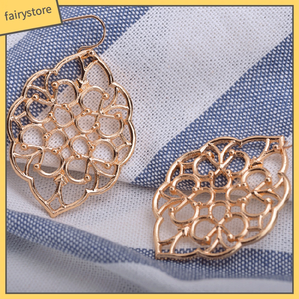 Bông Tai Hình Tròn Rỗng Thời Trang Dành Cho Nữ