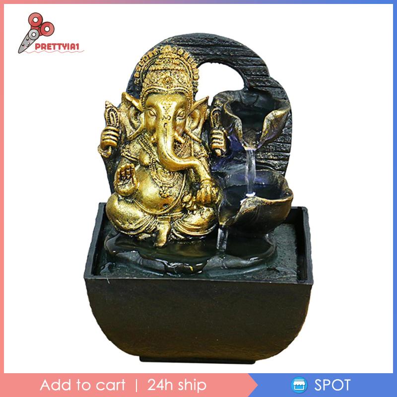 [Prettyia1] Tượng Thác Nước Bằng Resin Để Bàn Trang Trí