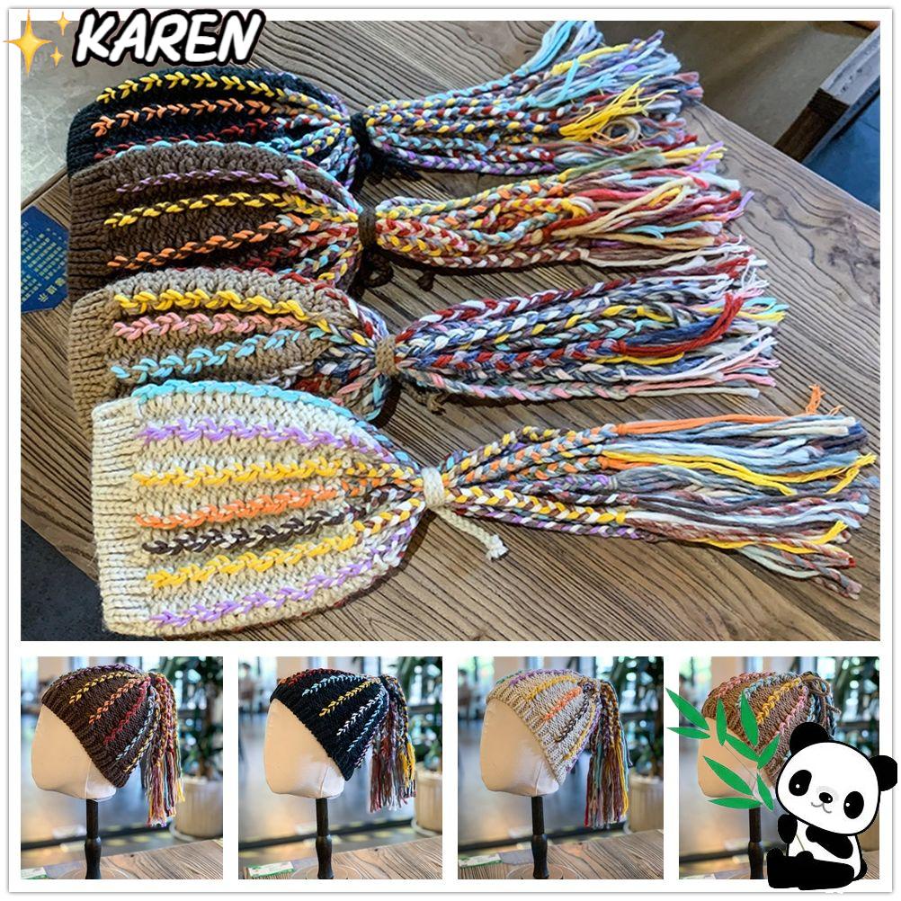 Mũ Dệt Kim Phong Cách Hip Hop Thời Trang Thu Đông Ấm Áp