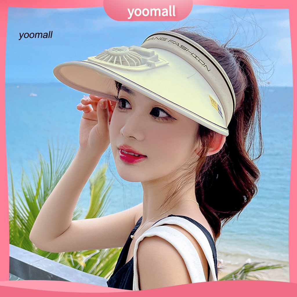 Mũ Lưỡi Trai Hở Chóp Chống Tia UV Tiết Kiệm Năng Lượng Cho Nữ