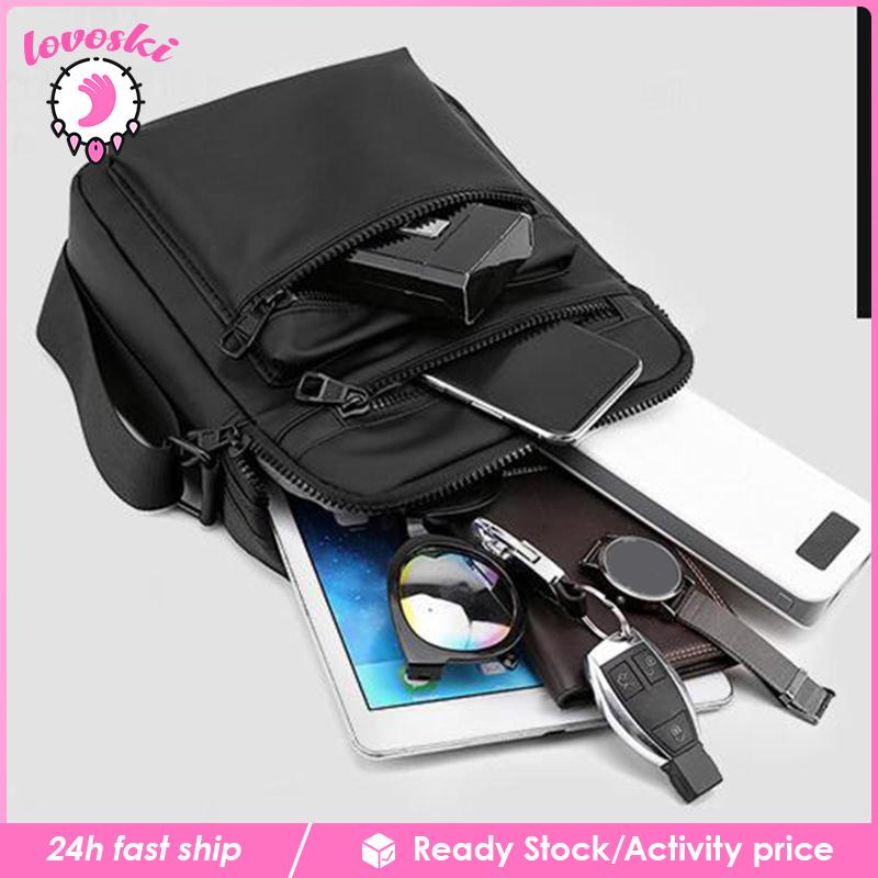 [Lovoski] Túi Đeo Chéo Vai Đi Bộ Đường Dài Hàng Ngày Dành Cho Nam