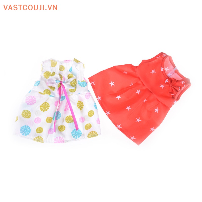 Đầm Thời Trang Handmade Xinh Xắn Dành Cho Búp Bê 18 Inch / 43cm Vn VN