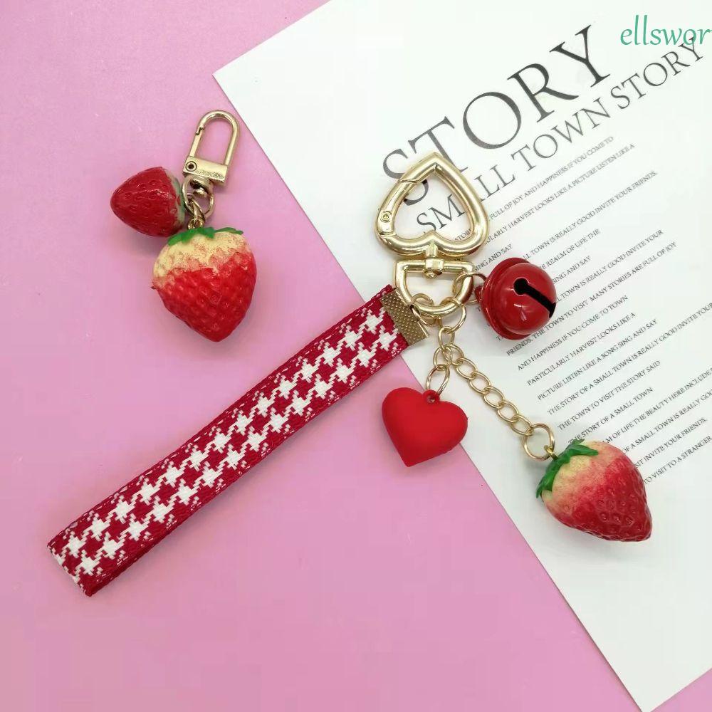 Móc Khóa Hình Trái Tim Màu Đỏ Dễ Thương Dùng Làm Quà Tặng Cho Bạn Nữ / Xe Hơi charms