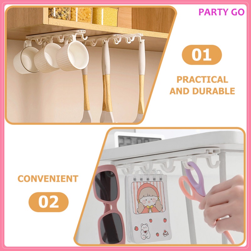 Giá Đỡ Dụng Cụ Nhà Bếp Có Móc Treo Dạng Trượt