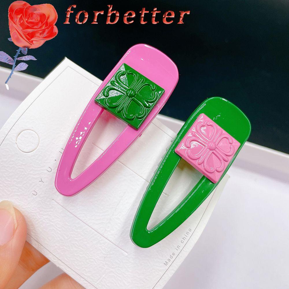 Kẹp Tóc Mái Chéo Nhiều Màu Sắc Ngọt Ngào Đơn Giản Cho Nữ